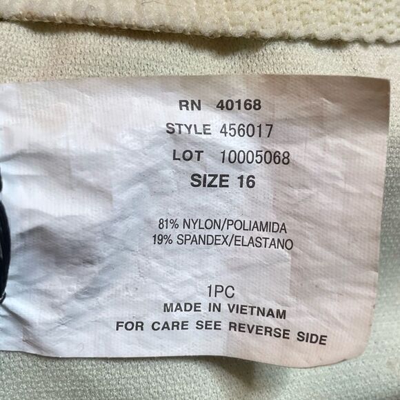 Floral Blue Women's Swim Top - Picture 4 of 4